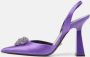Versace Pre-owned Satin heels Purple Dames - Thumbnail 2