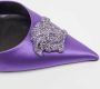 Versace Pre-owned Satin heels Purple Dames - Thumbnail 7