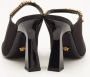 Versace Pre-owned Satin mules Black Dames - Thumbnail 5
