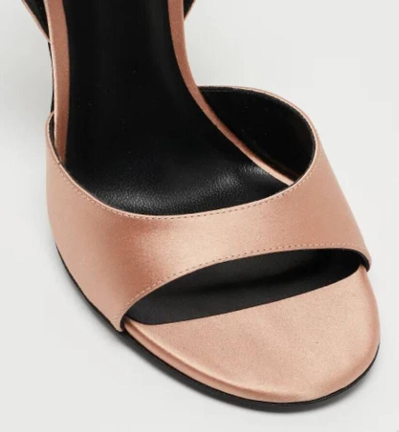 Versace Pre-owned Satin sandals Beige Dames