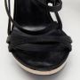 Versace Pre-owned Satin sandals Black Dames - Thumbnail 6