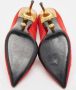 Versace Pre-owned Suede heels Red Dames - Thumbnail 6