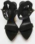 Versace Pre-owned Suede sandals Black Dames - Thumbnail 3