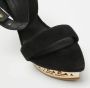 Versace Pre-owned Suede sandals Black Dames - Thumbnail 8