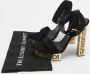 Versace Pre-owned Suede sandals Black Dames - Thumbnail 9