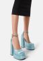 Versace Medusa Aevitas Vierkanteeus Pumps Blue Dames - Thumbnail 2