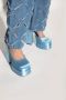Versace Medusa Aevitas Vierkanteeus Pumps Blue Dames - Thumbnail 10