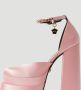Versace Roze satijnen Medusa Aevitas pumps Pink Dames - Thumbnail 8