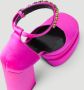 Versace Fuchsia Hak Platform Sandalen met Medusa Charme Pink Dames - Thumbnail 5