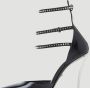 Versace Spiked Pin Point Hoge Hakken Black Dames - Thumbnail 3