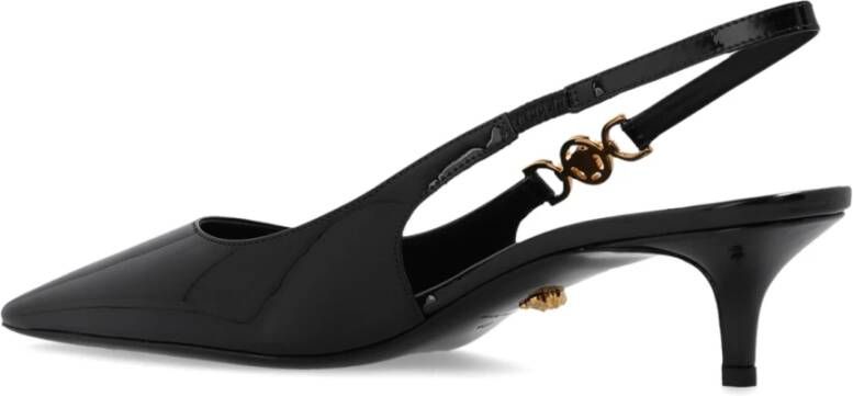 Versace Pumps met Medusa-gezicht Zwart Dames