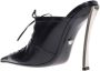 Versace Puntige Neus Leren Muiltjes - Thumbnail 2
