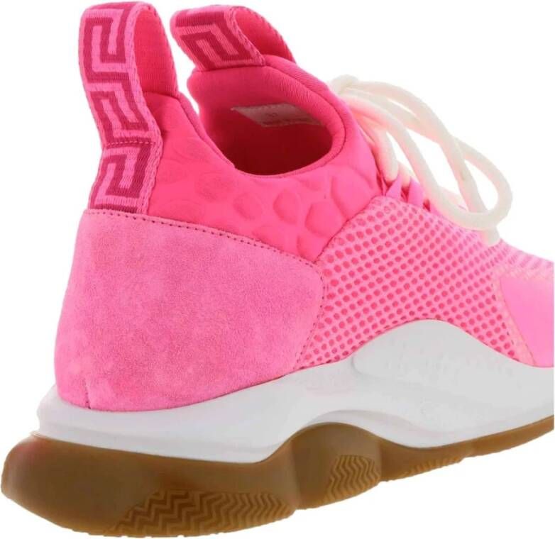 Versace Roze Chain Reaction Sneakers Pink Heren
