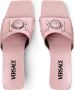 Versace Roze Hoge Hak Sandalen Pink Dames - Thumbnail 2