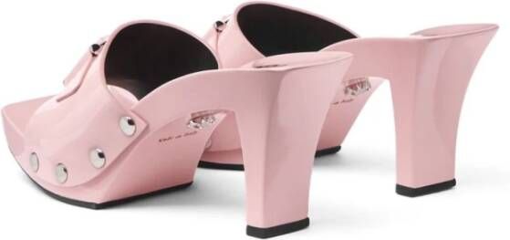 Versace Roze Hoge Hak Sandalen Pink Dames