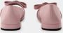 Versace Ballerinas Leather Pink in roze - Thumbnail 4