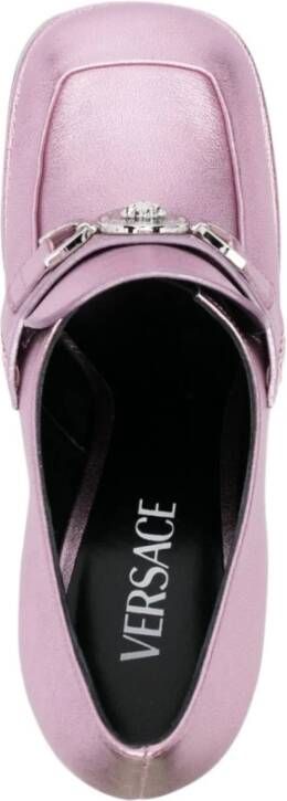 Versace Roze Medusa Platform Pumps Roze Dames