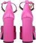 Versace Roze Satijnen Plateau Pumps - Thumbnail 2