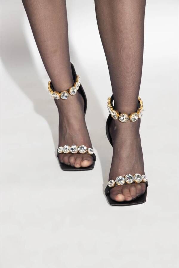 Versace Sandalen met hak Zwart Dames