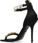 Versace Zwarte Kristallen Satijnen Sandalen Black Dames - Thumbnail 7