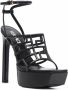 Versace Sandalen met hoge hakken Zwart Dames - Thumbnail 2