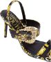 Versace Jeans Couture Multicolor Barok Print Hoge Hak Sandalen Multicolor Dames - Thumbnail 4