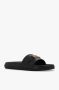 Versace Goudkleurige Medusa Open Teen Slides Zwart Heren - Thumbnail 8