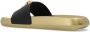Versace Luxe Leren Slides met La Medusa Yellow Heren - Thumbnail 5