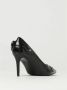 Versace Jeans Couture Zwarte platte schoenen met gouden gespen Black Dames - Thumbnail 3
