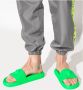 Versace Groene Sandaal Regular Fit Geschikt voor Warm Klimaat Andere Vezels 100% Green Heren - Thumbnail 2
