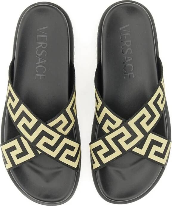 Versace Slipperss Zwart Heren