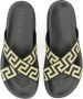 Versace Slippers met Grieks patroon Black Heren - Thumbnail 5