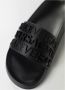 Versace Zwarte Slide Sandalen met Logo Black Heren - Thumbnail 8