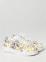 Versace Jeans Couture Barok Print Leren Sneakers voor Multicolor - Thumbnail 12