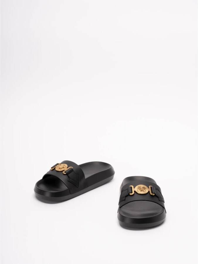 Versace Sliders Zwart Dames