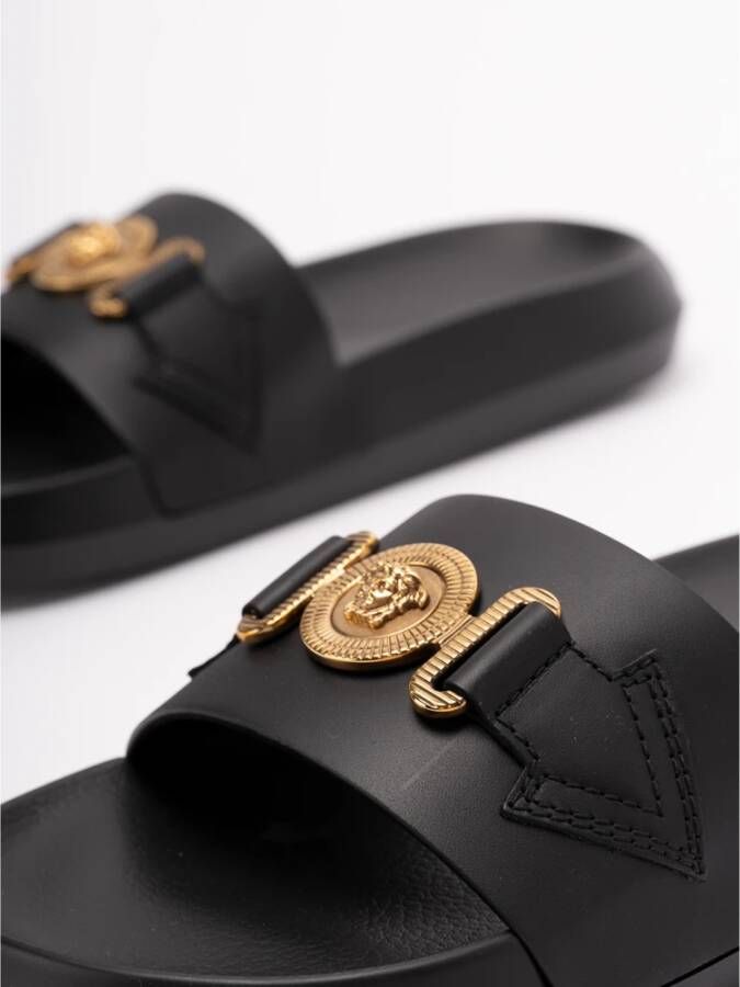 Versace Sliders Zwart Dames