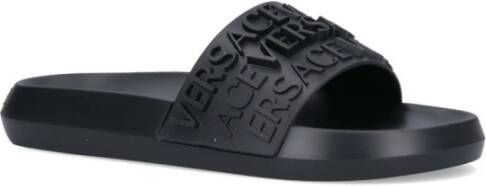 Versace Sliders Zwart Heren