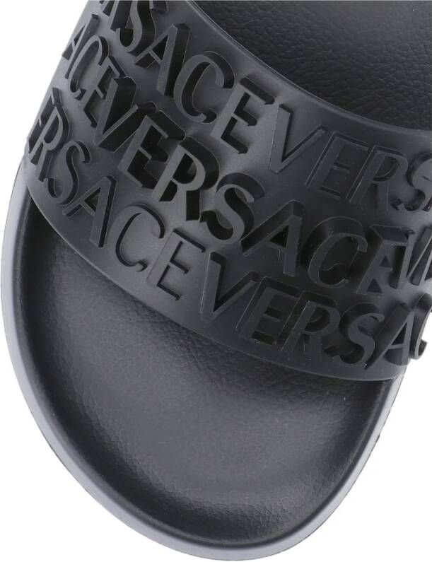 Versace Sliders Zwart Heren