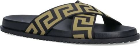 Versace Sliders Zwart Heren