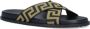 Versace Slippers met Grieks patroon Black Heren - Thumbnail 7