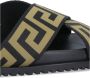 Versace Slippers met Grieks patroon Black Heren - Thumbnail 9