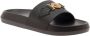 Versace Goudkleurige Medusa Open Teen Slides Zwart Heren - Thumbnail 11
