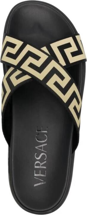 Versace Sliders Zwart Heren