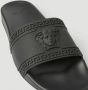 Versace Palazzo Medusa pool slides heren rubberrubberrubber 39.5 Zwart - Thumbnail 6