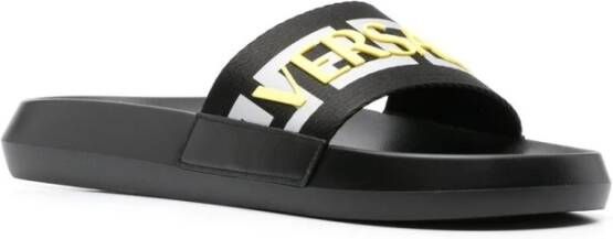 Versace Sliders Zwart Heren