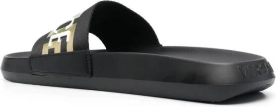 Versace Sliders Zwart Heren