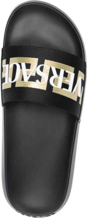 Versace Sliders Zwart Heren