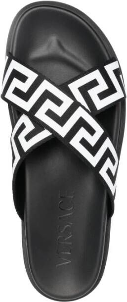 Versace Sliders Zwart Heren