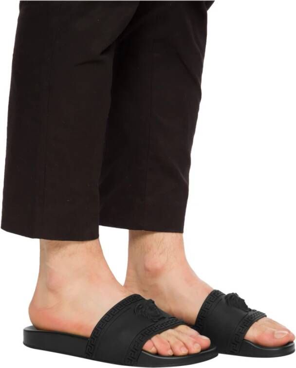 Versace Slippers Zwart Heren