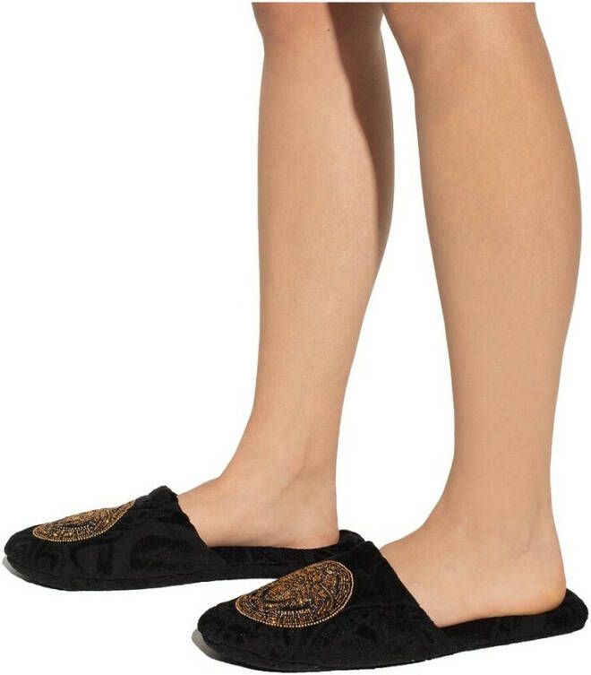 Versace Slippers Zwart Heren